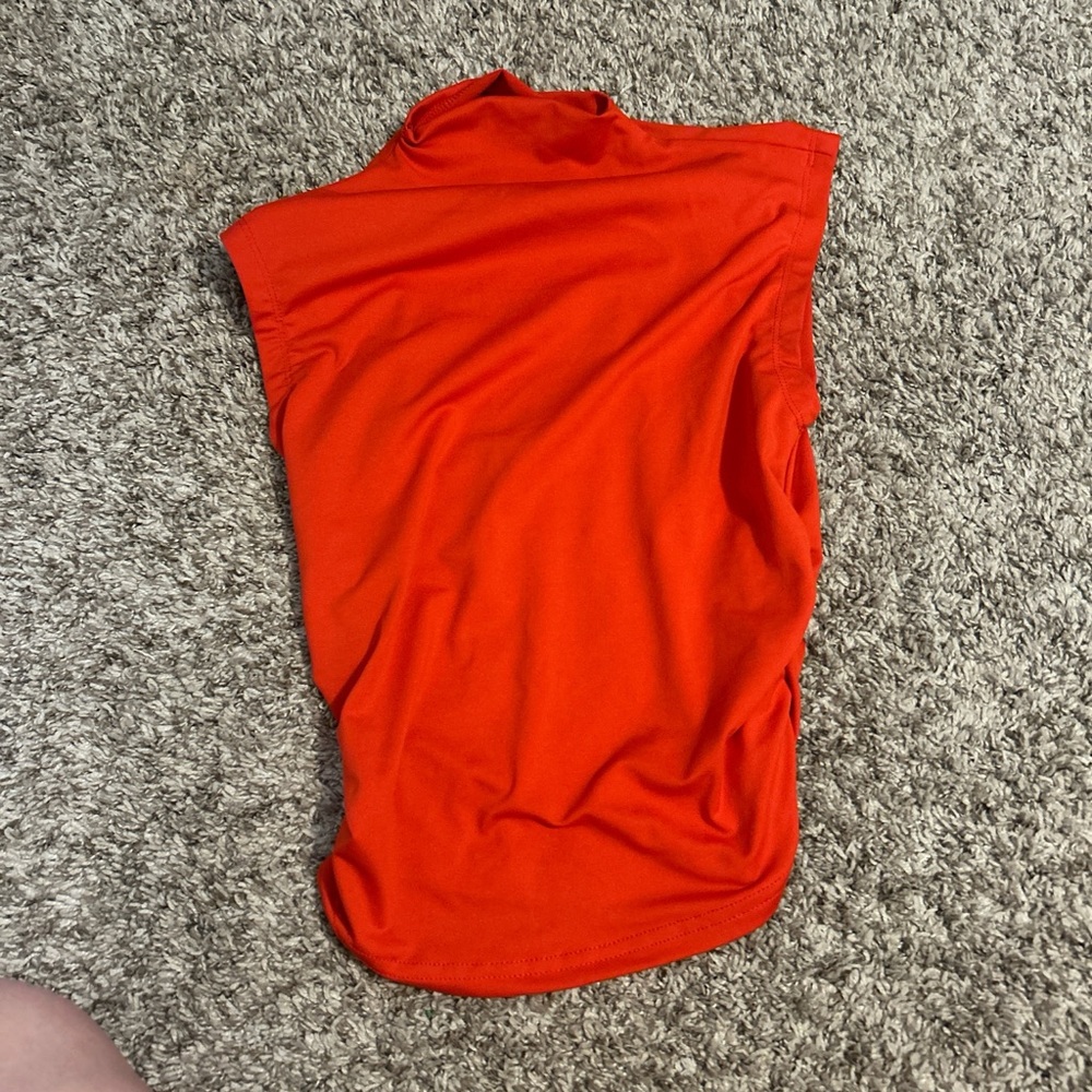 FP Movement by Free People Bright Orange Short Sleeve Tee